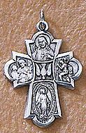 4 way Medal - sterling silver
