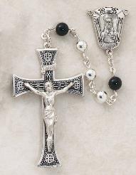 Image of All Sterling Silver & Enamel Rosary by Creed