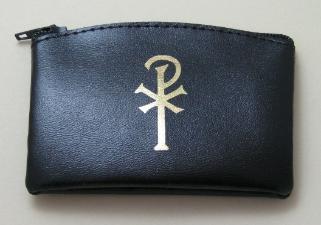 Image of black Vinyl Rosary Case