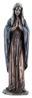 Bronzed Statue of the Praying Virgin Mary
