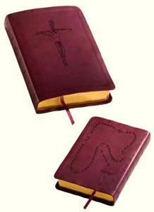 Personalized Catholic Companion Edition of the New American Bible with Librosario Rosary Cover