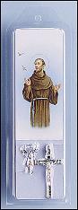 St. Francis Rosary and holy card pack