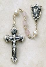 Image of Rose Quartz Rosary by Creed