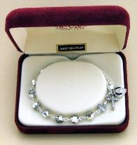 Crystal Labrador Rosary Bracelet