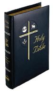 Image of the Family Life Edition of the New American Bible with Navy Cover
