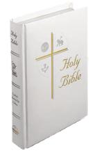 Image of the Family Edition of the New American Bible with White Cover
