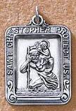 St. Christopher Medal - sterling silver