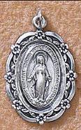 Miraculous Medal - Sterling Silver