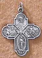 4 way Medal - sterling silver