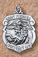 St. Michael Medal - Sterling Silver