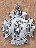 St. Florian Medal - sterling silver