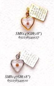 Image of Heart Shaped Mustard Seed Necklace & Charm