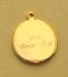 Gold Plated Charm engraved for personalized Rosary Bracelets