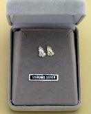 Image of Silver Praying hands earrings in gift box