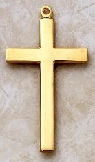 Man Gold Cross Pendant Necklace by Creed 