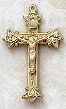 solid Gold Crucifix Pendant by Creed 