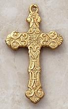 solid 14Kt Gold Cross Pendant by Creed 