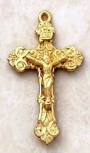solid Gold Crucifix Pendant by Creed 