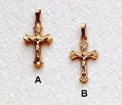 Ladies 14KT Solid Gold Cross Pendants