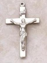 Large Sterling Silver Crucifix Pendant by Creed