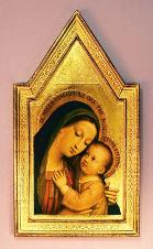 Our Lady of Good Counsel Florentine Plaque - Roman Catholic Art and Home Decor items page