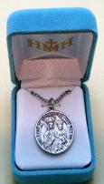 Sterling Silver Our Lady of Good Health Medal with Gift box