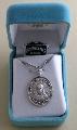 Sterling Silver Our Lady of Loretto Medal with gift box