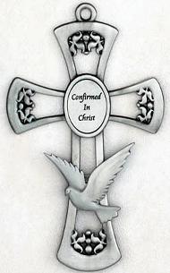 Pewter Confirmation Cross