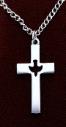 Image of Pewter Confirmation Cross Necklace as part of Boys Special