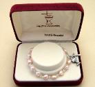 Pink Heart First Communion Bracelet