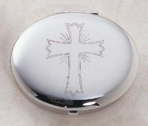 Rhoduim Plated Metal Rosary Case