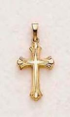 Ladies 14KT Solid Gold Cross Pendant