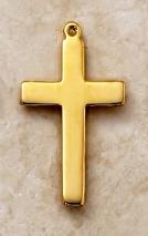Man 14KT Solid Gold Cross Pendant Image