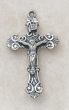 Unique Sterling Silver Crucifix pendant necklace by Creed