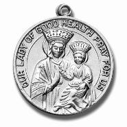 Sterling Silver Our Lady of Good Health Medal