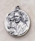 Sterling Silver St. Joseph Medal by Creed