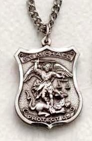Sterling Silver St. Michael Medal