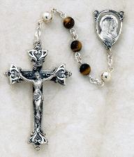 Image of Tiger Eye Rosary by Creed