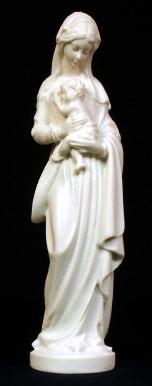 Virgin Mary Statues - 5 inch standing Madonna with Child
