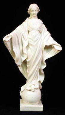 Virgin Mary Statue - Our Lady of Smiles - 8.5 Inches