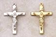 Gold and Silver Crucifix Pendants by Creed 