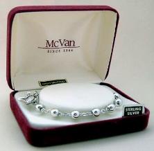 Sterling Silver Rosary Bracelet