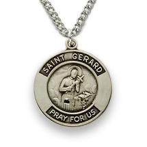 Small Sterling Silver St. Gerard Medal